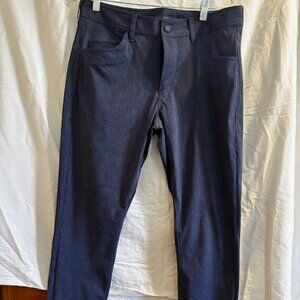 Rhone 5 Pocket Pants. Stretch, Performance. 32. Heather Blue.